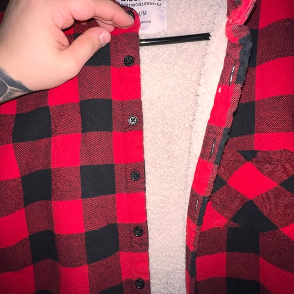 BLUENOTES - Winter flannel (Red&Black - Size M) - Picture 5 of 6